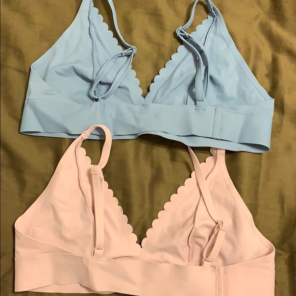 (2) Scallop Bandeaus- VS PINK - Picture 5 of 6